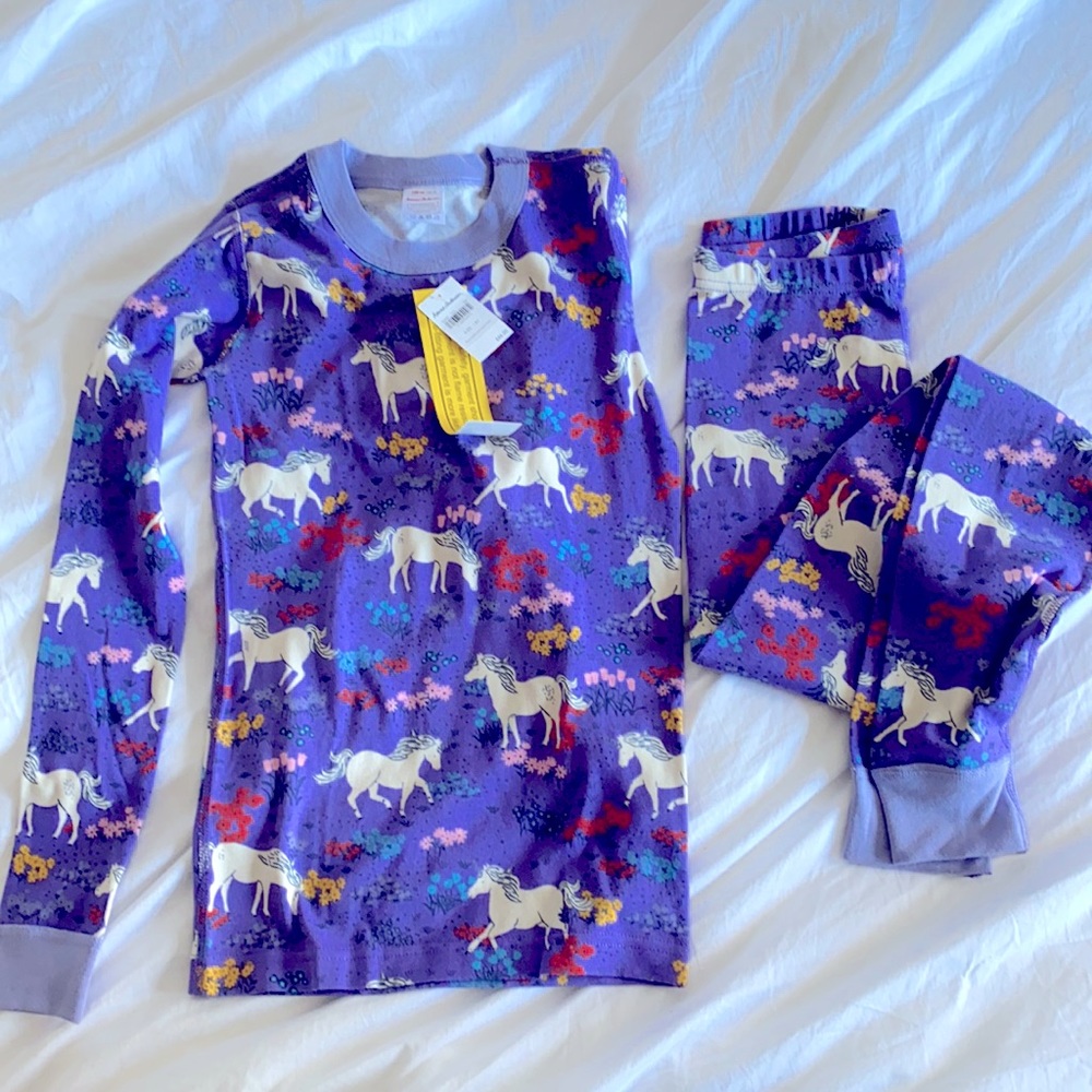 Hanna Anderson girls pajama set size 150cm/US 12 New With Tag